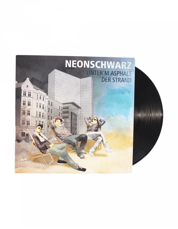 Neonschwarz - Unter'm Asphalt der Strand - 12'' Vinyl LP