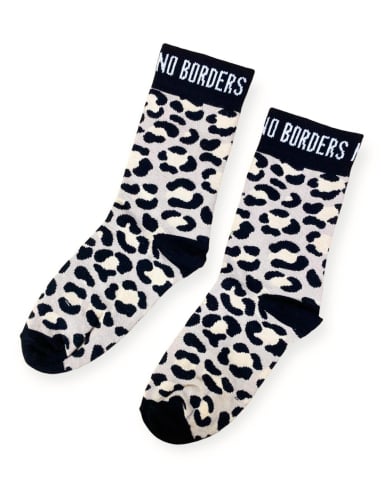 Leo - No Borders - Socken - Animal Print - @ No Borders