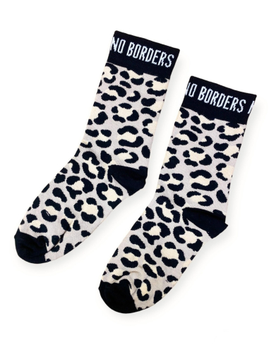 Leo - No Borders - Socks - Animal Print - @ No Borders