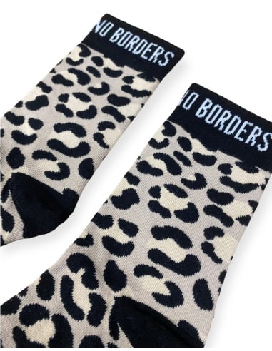 Leo - No Borders - Socken - Animal Print - @ No Borders
