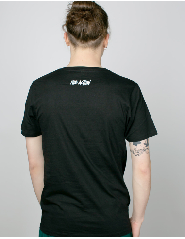 No Nations No Borders - Mob Action - T-Shirt - Black - @ No Borders