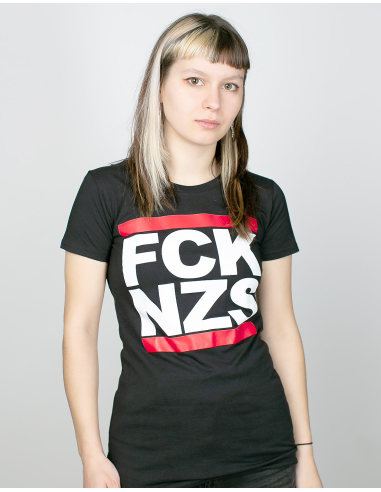 FCK NZS - True Rebel - T-Shirt tailliert - Black