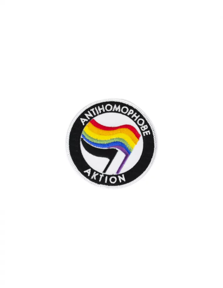 Antihomophobe Aktion - No Borders - Patch