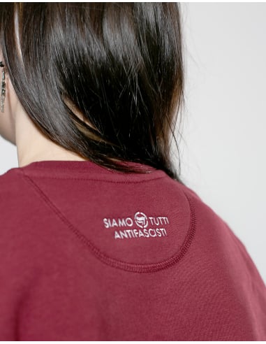 Siamo Tutti Antifascisti - Mob Action - Sweater - Burgundy - @ No Borders