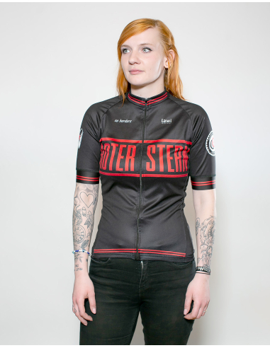 Roter Stern Leipzig - Bike Jersey Short Sleeve - Black/Red