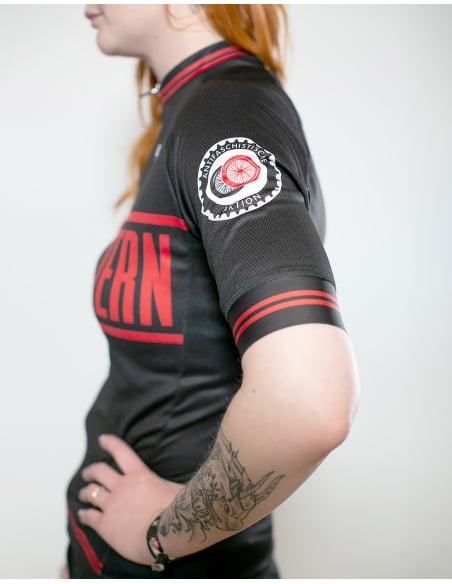 Roter Stern Leipzig - Radtrikot Kurzarm - Black/Red