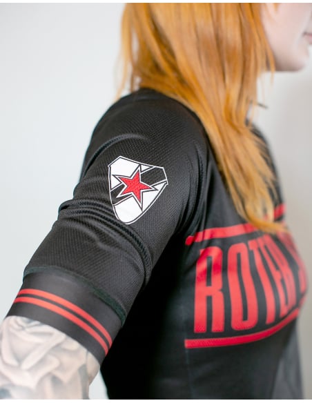 Roter Stern Leipzig - Radtrikot Kurzarm - Black/Red