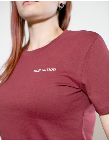 Mob Action Classic - T-Shirt - Burgundy - @ No Borders