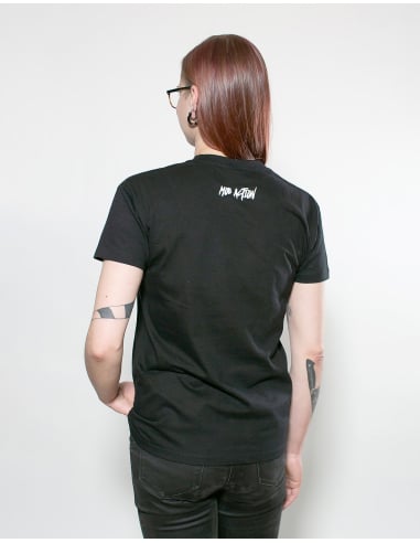 No Cops No Nazis - Mob Action - T-Shirt - Black/Red - @ No Borders