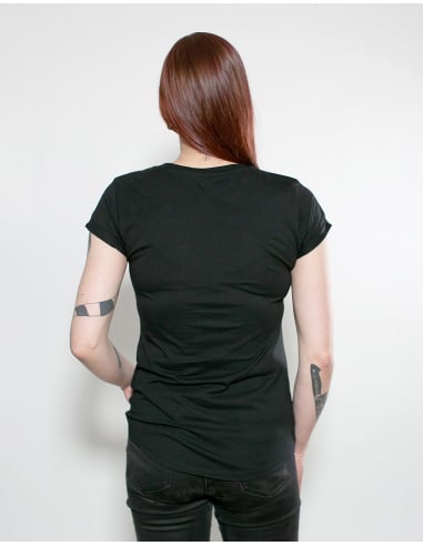 System Change Not Climate Change - No Borders - T-Shirt tailliert - Black - @ No Borders