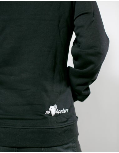 Love Beer Hate Nazis - No Borders - Hoodie - Black - @ No Borders