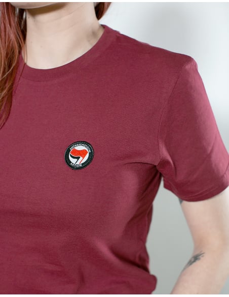 Siamo Tutti Antifascisti - Mob Action - T-Shirt - Burgundy