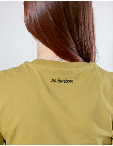 No Borders Cockatoo - T-Shirt - Olive Green - @ No Borders