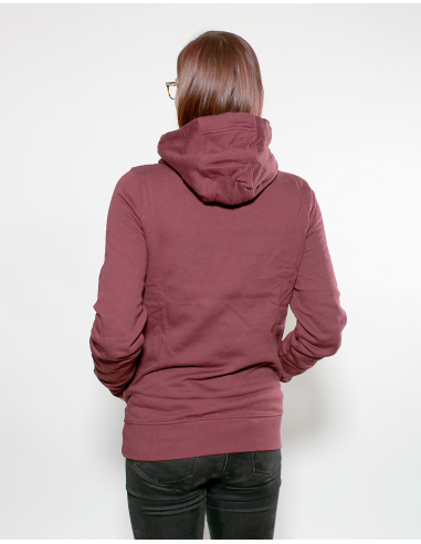 Roter Stern Leipzig - Hoodie - Logo Stick - Burgundy - @ No Borders
