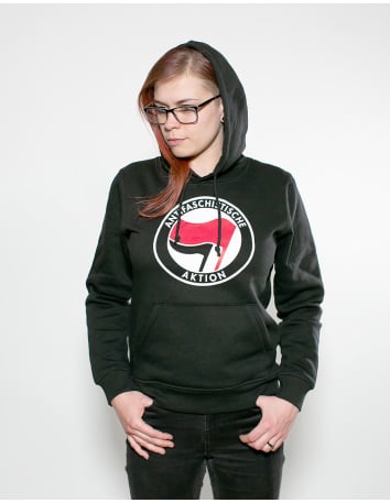 Defend Rojava - Mob Action - T-Shirt tailliert - Black - @ No Borders