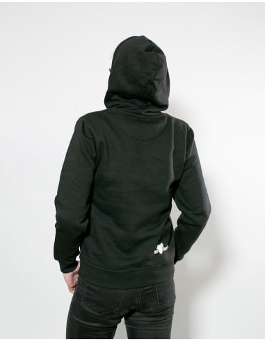 Antifa - No Borders - Hoodie - Black - @ No Borders