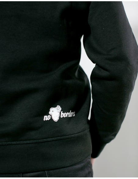 Antifaschistische Aktion - No Borders - Hoodie - Black Antifaschistische Aktion - No Borders - Hoodie - Black