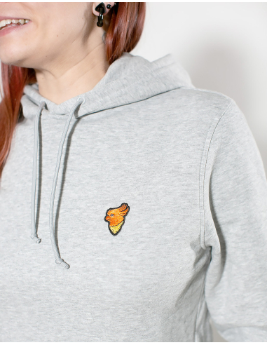 No Borders Cockatoo - Hoodie - Heather Grey - @ No Borders