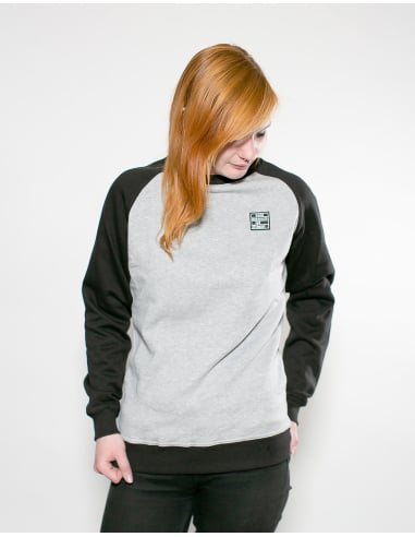 Kein Mensch ist illegal - No Borders - Sweater - Grey/Black - @ No Borders