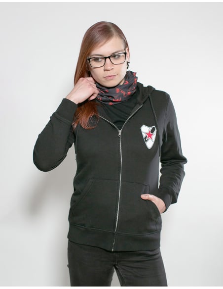 Roter Stern Leipzig - Zipper - Cantona - Black Roter Stern Leipzig - Zipper - Cantona - Black