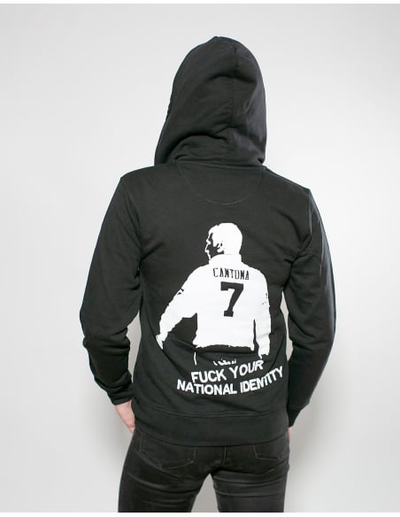 Roter Stern Leipzig - Zipper - Cantona - Black Roter Stern Leipzig - Zipper - Cantona - Black