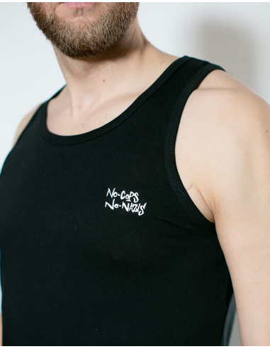 No Cops No Nazis - Mob Action - Tanktop - Black - @ No Borders
