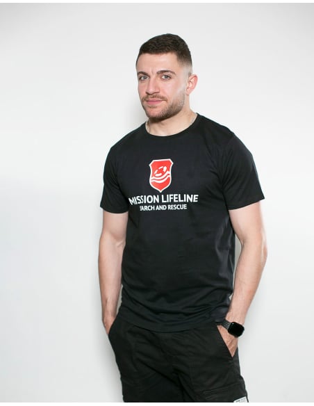 Mission Lifeline - SOLI T-Shirt - Front Print - Black
