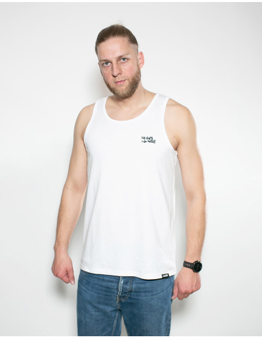 No Cops No Nazis - Mob Action - Tanktop - White - @ No Borders
