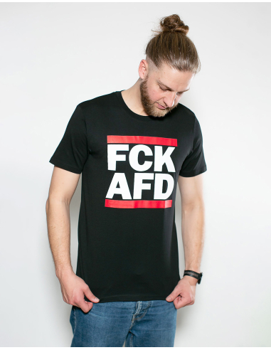 FCK AFD - No Borders - T-Shirt - Black