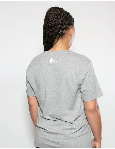 Fußballfans für Feminismus - No Borders - T-Shirt - Grey - @ No Borders