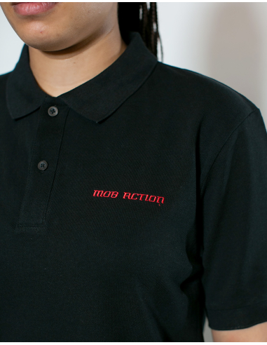 Mob Action Classic - Polo - Black/Red - @ No Borders