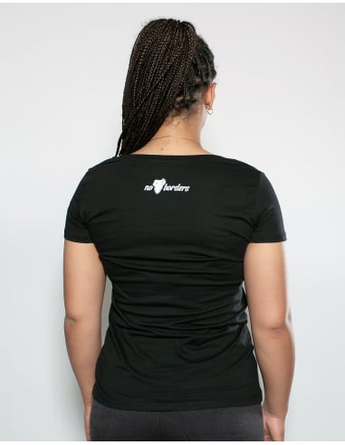 Capitalism Is The Virus - T-Shirt tailliert - Black - @ No Borders