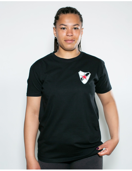 Roter Stern Leipzig - T-Shirt - Cantona - Black