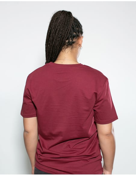 Roter Stern Leipzig - T-Shirt - Logo Stick - Burgundy