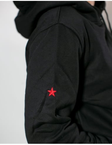 Mob Action Classic - Hoodie - Black/Red - @ No Borders