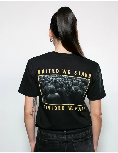 United We Stand (Iuventa) - No Borders - SOLI T-Shirt - Black
