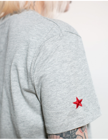Mob Action Classic - T-Shirt - Grey/Red - @ No Borders
