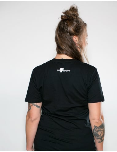 Capitalism Is The Virus - No Borders - T-Shirt - Black - @ No Borders