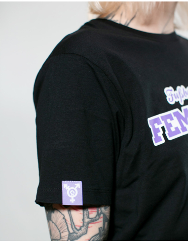 Fußballfans für Feminismus - No Borders - T-Shirt - Black - @ No Borders