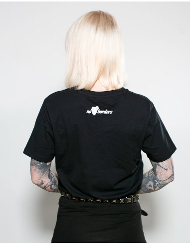 Fußballfans für Feminismus - No Borders - T-Shirt - Black - @ No Borders