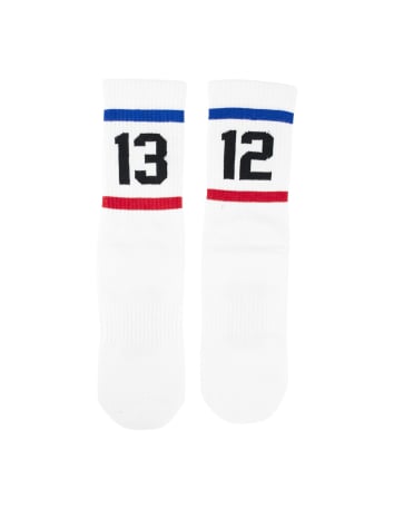 1312 - Socks - Embroidered logo - Black - @ No Borders