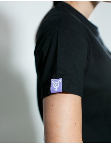 LGBTQ - Mob Action Classic - T-Shirt - Black/Purple - @ No Borders