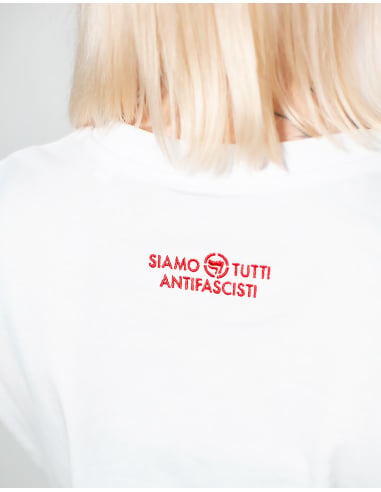 Siamo Tutti Antifascisti - Mob Action - T-Shirt - White - @ No Borders