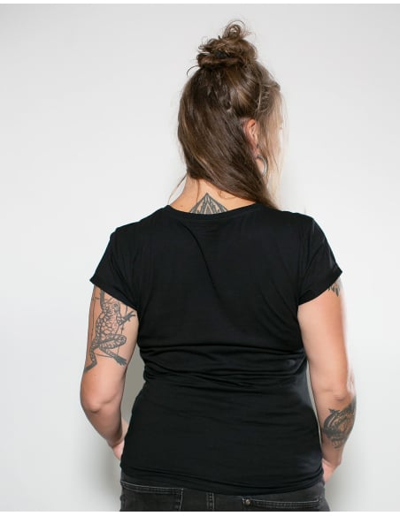 Free Adel - No Borders - SOLI T-Shirt tailliert - Black Free Adel - No Borders - SOLI T-Shirt tailliert - Black
