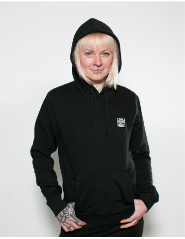 Kein Mensch ist illegal - No Borders - Hoodie - Black - @ No Borders