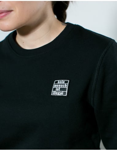 Kein Mensch ist illegal - No Borders - Sweater - Black - @ No Borders