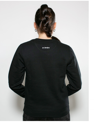 Kein Mensch ist illegal - No Borders - Sweater - Black - @ No Borders
