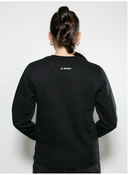 Kein Mensch ist illegal - No Borders - Sweater - Black