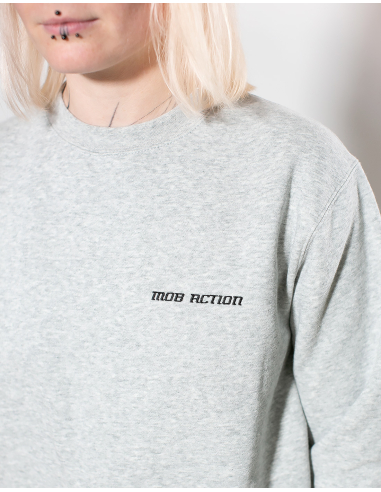 Mob Action Classic - Sweater - Grey/Black - @ No Borders