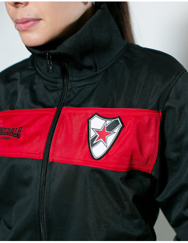 Roter Stern Leipzig - Lonsdale - Trainingsjacke - Black/Red - @ No Borders